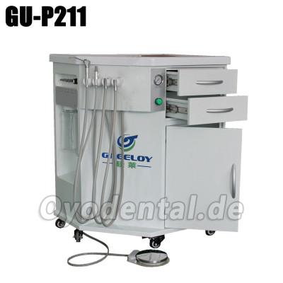 Greeloy GU-P211 Bewegliches zahnärztliches Liefersystem Schrankart mit Luftkompressor