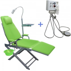 TB® DZDY-1 tragbarer Dental Klappstuhl mit LED-Licht