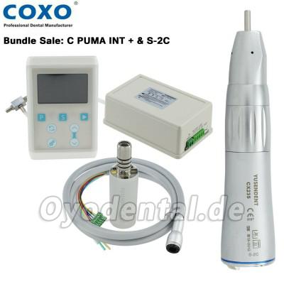 YUSENDENT COXO Dental Eingebauter Elektrischer LED-Mikromotor Glasfaser 1: 1 Gerades Handstück