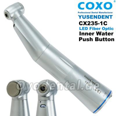 YUSENDENT COXO CX235-1C Dental Innenwasser Winkelstücke LED Faseroptik Handstück Fit KAVO