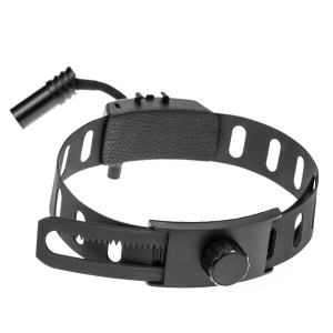 Zahnheilkunde Wireless 5W LED Scheinwerfer ENT Medizinisches Stirnband Scheinwerferlampe Schwarz