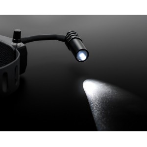 Zahnheilkunde Wireless 5W LED Scheinwerfer ENT Medizinisches Stirnband Scheinwerferlampe Schwarz