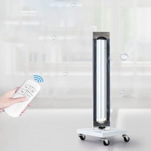 150 W Mobiler UV + Ozon-Desinfektionswagen UVC-Lampe Sterilisationslampe Ultraviolettes keimtötendes Licht