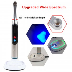 Zahnheilkunde 1 Sekunde LED Curing Light Lampe Cordless Deep Cure 2200MW Aktualisiert 2020