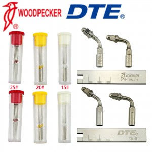 Woodpecker DTE Endodontie Spitzen U Dateihalter Schlüssel Spechtwurzel Cancal Reinigungsset Kompatibel mit Satelec EMS