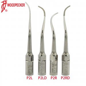 10 Stück Woodpecker Ultraschall Spitzen Parodontal P2L P2R P2LD P2RD Fit EMS UDS