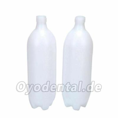 2 Stück Dental Wasseraufbewahrungs-Plastikflasche für Zahnarztstuhl-Einheit