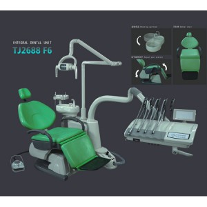 TJ2688F6 Zahnbehandlungseinheit Computergesteuerte integrierte Behandlungsstuhleinheit Kunstleder