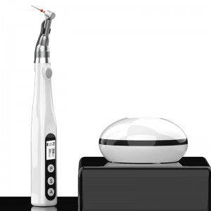 YUSENDENT COXO C-Smart-Mini Motor de Endodontie mit Apexlokalisator Kabellos Winkelstück 1:1 Drucktaste