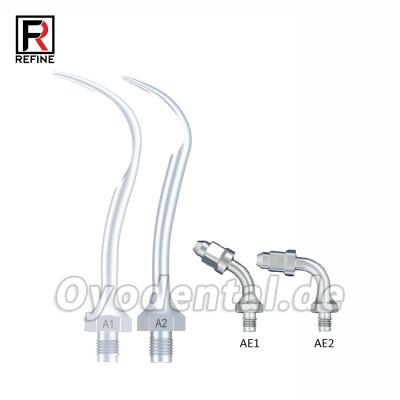 10 Stück Refine Ultraschall Spitzen A1 A2 AE1 AE2 Kompatibel mit Amdent LM Ultraschall Handstück