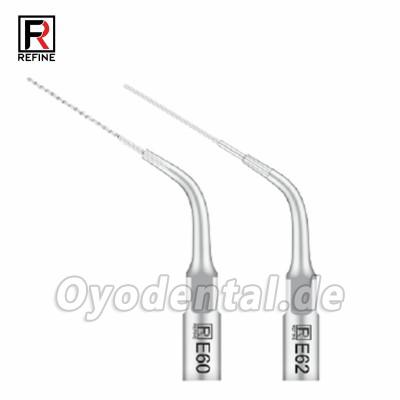 5 Stück Ultraschallspitzen für die Endodontie E60 E62 Kompatibel mit REFINE EMS MECTRON WOODPECKER Ultraschall Handstück