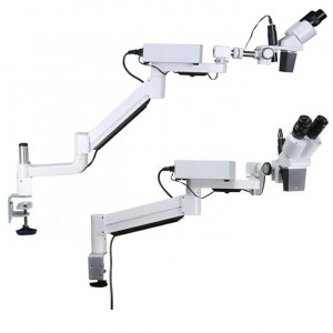 10X/15X/20X Dental Operating Endo Microscope Endodontic Surgical Microscope Table Desk Mounted