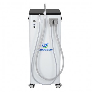 GREELOY 400L/min Mobile Dental-Saugmaschine Vakuumpumpe mit starker Saugleistung GSM-400