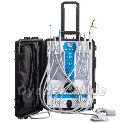Greeloy GU-P206S Tragbare Dentaleinheit 600W mit Luftverdichter + Polymerisationslampe + Scaler Handstück Greeloy GU-P206S Tragbare Dentaleinheit 600W mit Luftverdichter + Polymerisationslampe + Scaler Handstück
