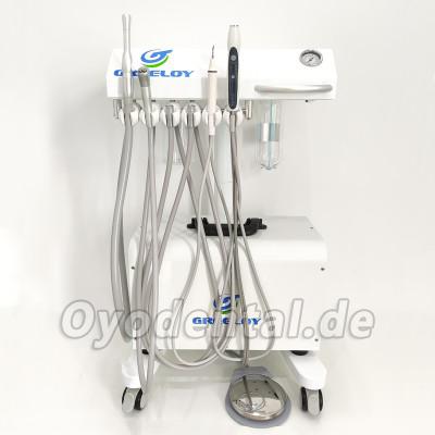 Greeloy® GU-P302 Mobile Behandlungseinheit mit Luftkompressor eingebautes LED-polymerisationslampe und Scaler Handstück Greeloy® GU-P302 Mobile Behandlungseinheit mit Luftkompressor eingebautes LED-polymerisationslampe und Scaler Handstück
