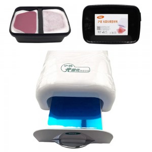 HUGE Dentallabor-Lichthärtungseinheit UV-Lichthärtungsofen Maschine Tablett Formmaterial