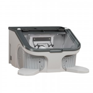 JT-69B 14W Dentallabor LED Sandstrahler Vakuum Staubsammler Proof Box & LED Licht