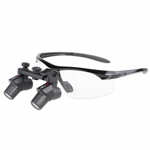 4.0X 450mm Ergonomische medizinische zahnärztliche binokularlupe lupe ergo vergrößerungsbrille