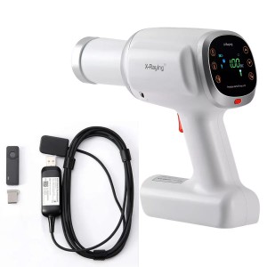 Tragbares Hochfrequenz-Zahnröntgengerät + RVG-Röntgensensor-Kit