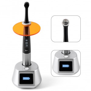 3H X-lite Q6 Ergonomisches Dental LED 1 Sekunde Polymerisationsgerät Kabellos mit Lichtmesser
