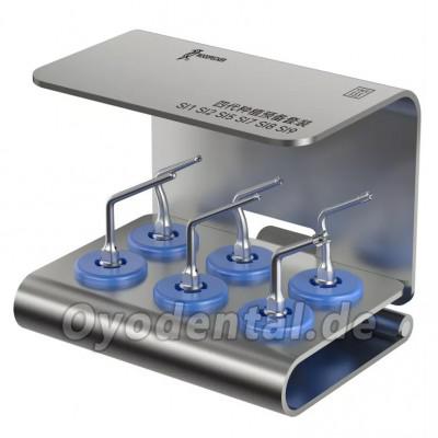6-teiliges Woodpecker Implantat Vorbereitungsspitzen Kit SL1 SI2 SI5 SI7 S18 S19