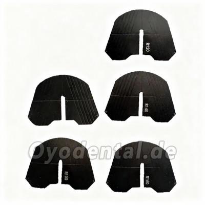 5-teiliges Dental Prothesen Aufstellschablonen Set Zahnersatz Ausrichtung Dentallabor
