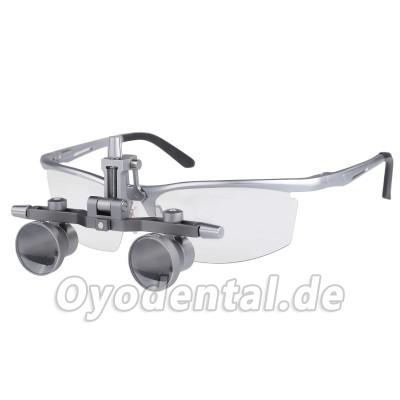 DY-118 2.5X 450 mm Dental Lupenbrille Aluminiumrahmen Einstellbarer Pupillenabstand