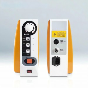 FASTSTRONG S-200 Dentallabor Bürstenloser Mikromotor 60.000 U/min Handstück mit Hand- Knie- und Fußsteuerung