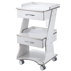 Dentech Dental Instrumentenwagen Mobiler Trolley mit Wasserflasche Versorgung und Stauraum