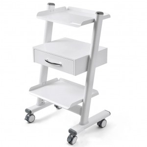 Dentech T3-4 Dentalwagen Mobiler Trolley 3-stufig mit Stauraum