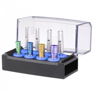 Dental Knochenfänger Set mit Trephine Bohrer Knochen Sammelkit