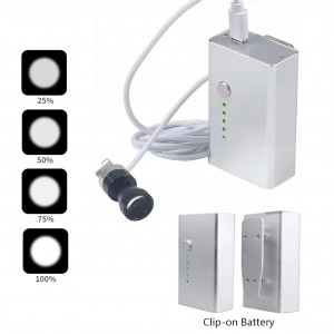 HYG-LP278 5W Dental LED OP-Stirnlampe mit Ergo Lupenbrille Einstellbares LED Spotlicht