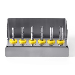 6-teiliges Dental Implantat Trephine Bohrer Set Chirurgisches Instrumentenkit