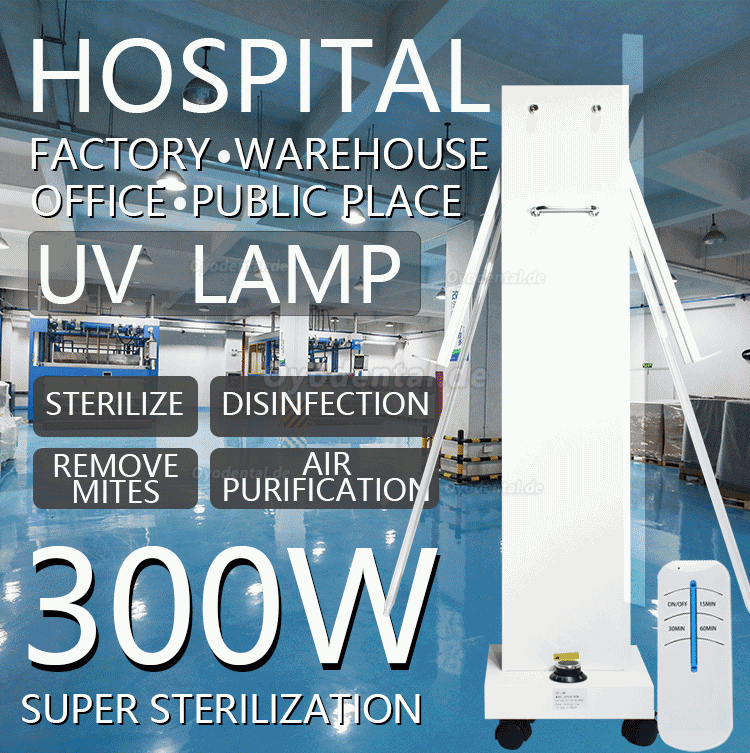 300W Hochleistungs-UVC-Desinfektionslampe UV-UV-Sterilisationswagen mit Radarsensoren 300W Hochleistungs-UVC-Desinfektionslampe UV-UV-Sterilisationswagen mit Radarsensoren