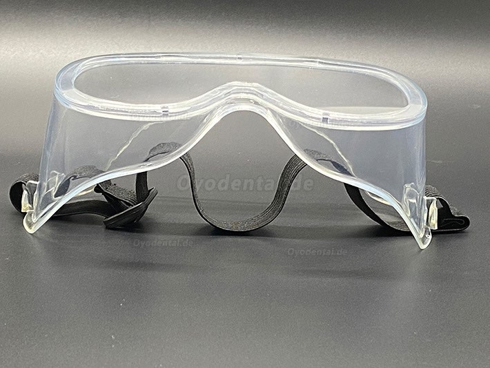 5-teilige medizinische Schutzbrille Spritzschutz mit klaren Antibeschlaggläsern blockiert fliegenden Speichel und Staub