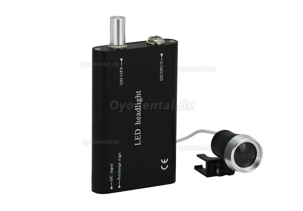 2.5X Dental Chirurgisch Lupenbrille + 3W LED Scheinwerferlampe + Aluminium Box 2.5X Dental Chirurgisch Lupenbrille + 3W LED Scheinwerferlampe + Aluminium Box
