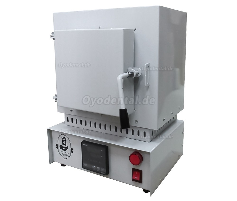 1.5KW 1000℃ Wachsmuffelofen für Dentallabore Hochtemperatur Wachsausbrennofen