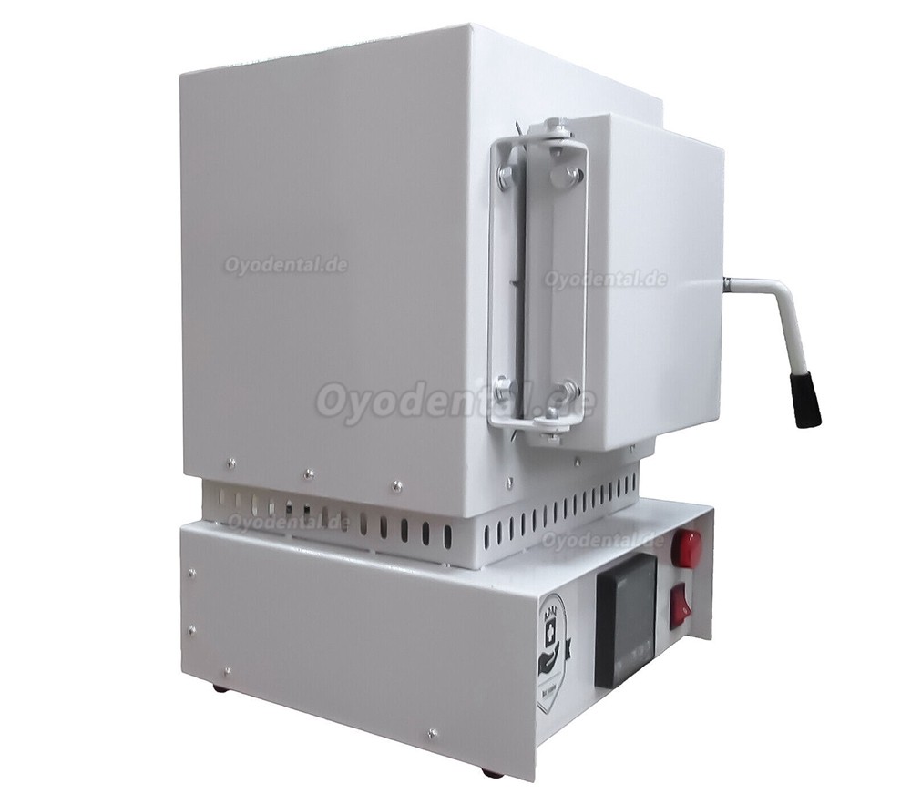 1.5KW 1000℃ Wachsmuffelofen für Dentallabore Hochtemperatur Wachsausbrennofen