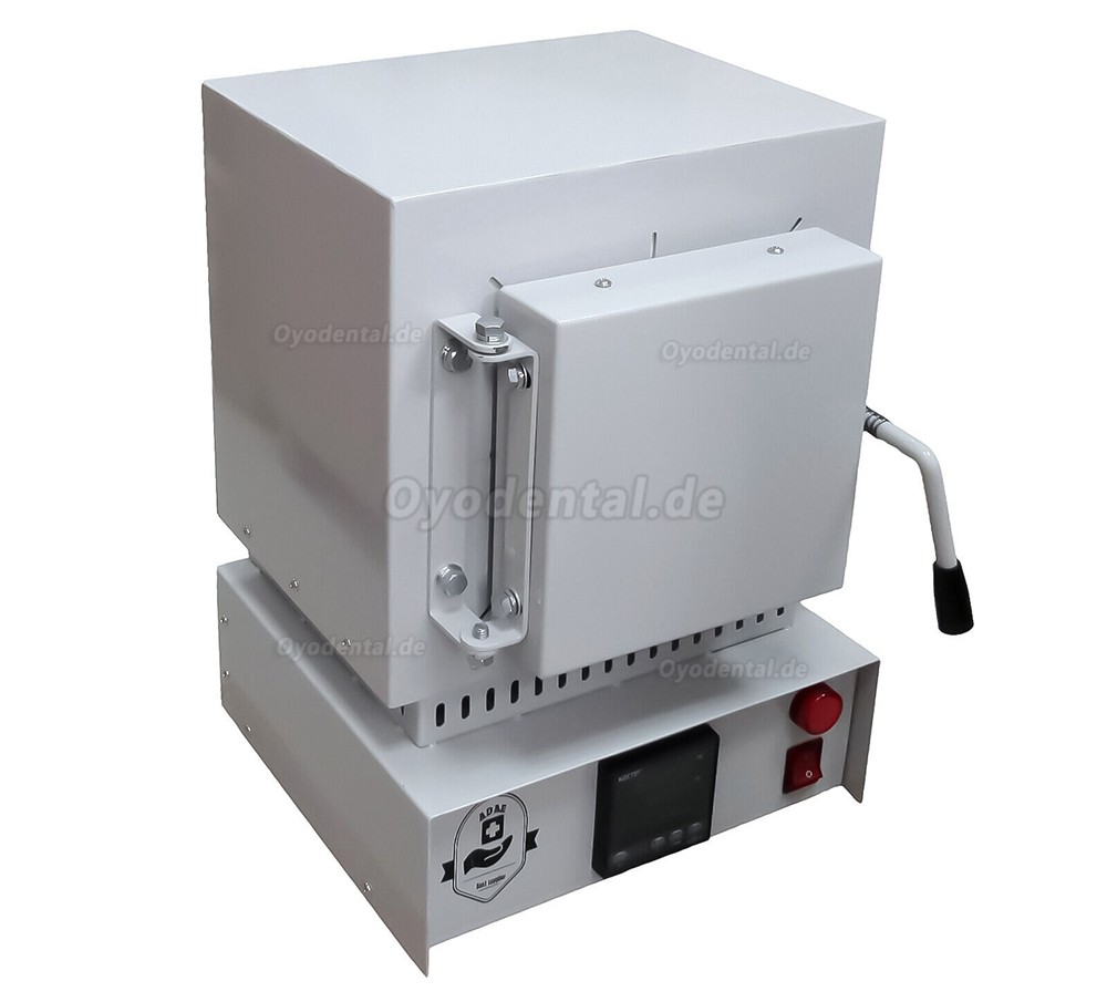 1.5KW 1000℃ Wachsmuffelofen für Dentallabore Hochtemperatur Wachsausbrennofen