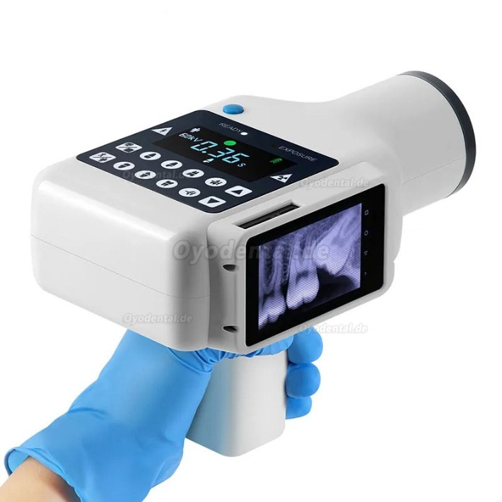 Tragbares digitales dentalröntgengerät mit integriertem bildschirm und intraoralem sensor