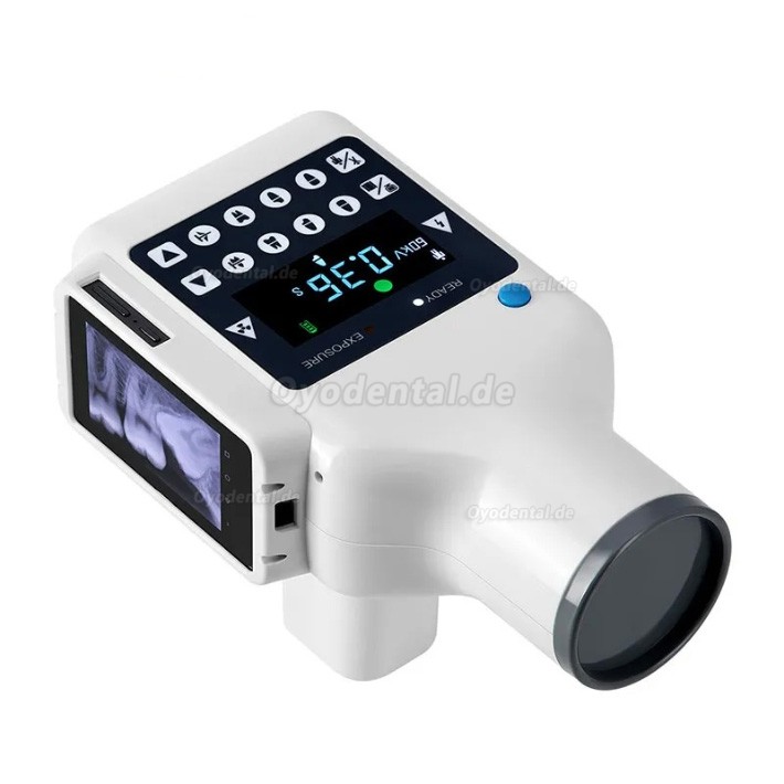 Tragbares digitales dentalröntgengerät mit integriertem bildschirm und intraoralem sensor