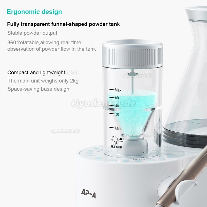 Woodpecker AP-A Pulverstrahlgerät Dental Prophy-Einheit zum Polieren der Zahnhygiene