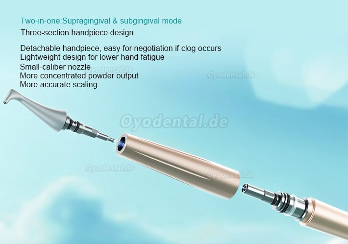 Woodpecker AP-A Pulverstrahlgerät Dental Prophy-Einheit zum Polieren der Zahnhygiene