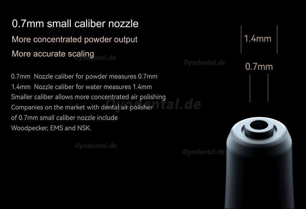 Woodpecker AP-H Plus Airflow Pulverstrahlger&auml;t Prophylaxe Handst&uuml;ck supragingival / subgingival