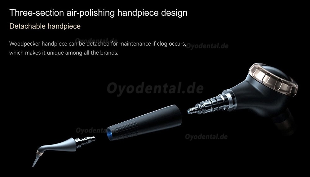 Woodpecker AP-H Plus Airflow Pulverstrahlger&auml;t Prophylaxe Handst&uuml;ck supragingival / subgingival