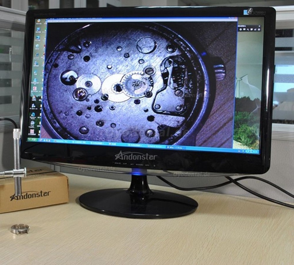 Digitale 2MP USB-Stift-Mikroskoplupe Endoskop Video Otoskop Kameralupe