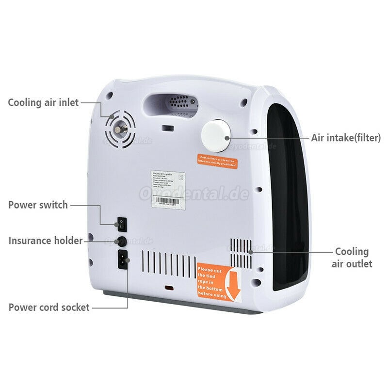 O Concentrator Machine Efficient Air Generator Air Purifier 90% 1-6L