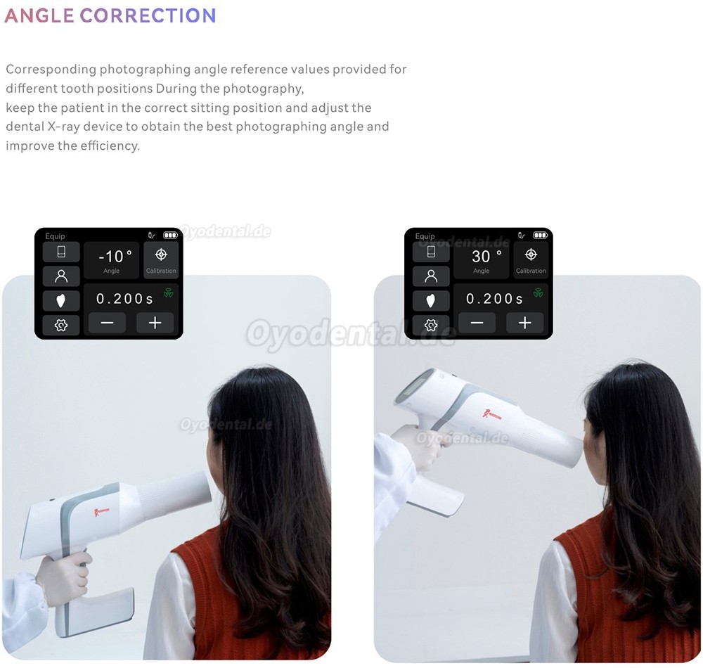 Woodpecker Ai Ray Touch-Screen Tragbares Dental-Röntgengerät Konstante DC-Hochfrequenz