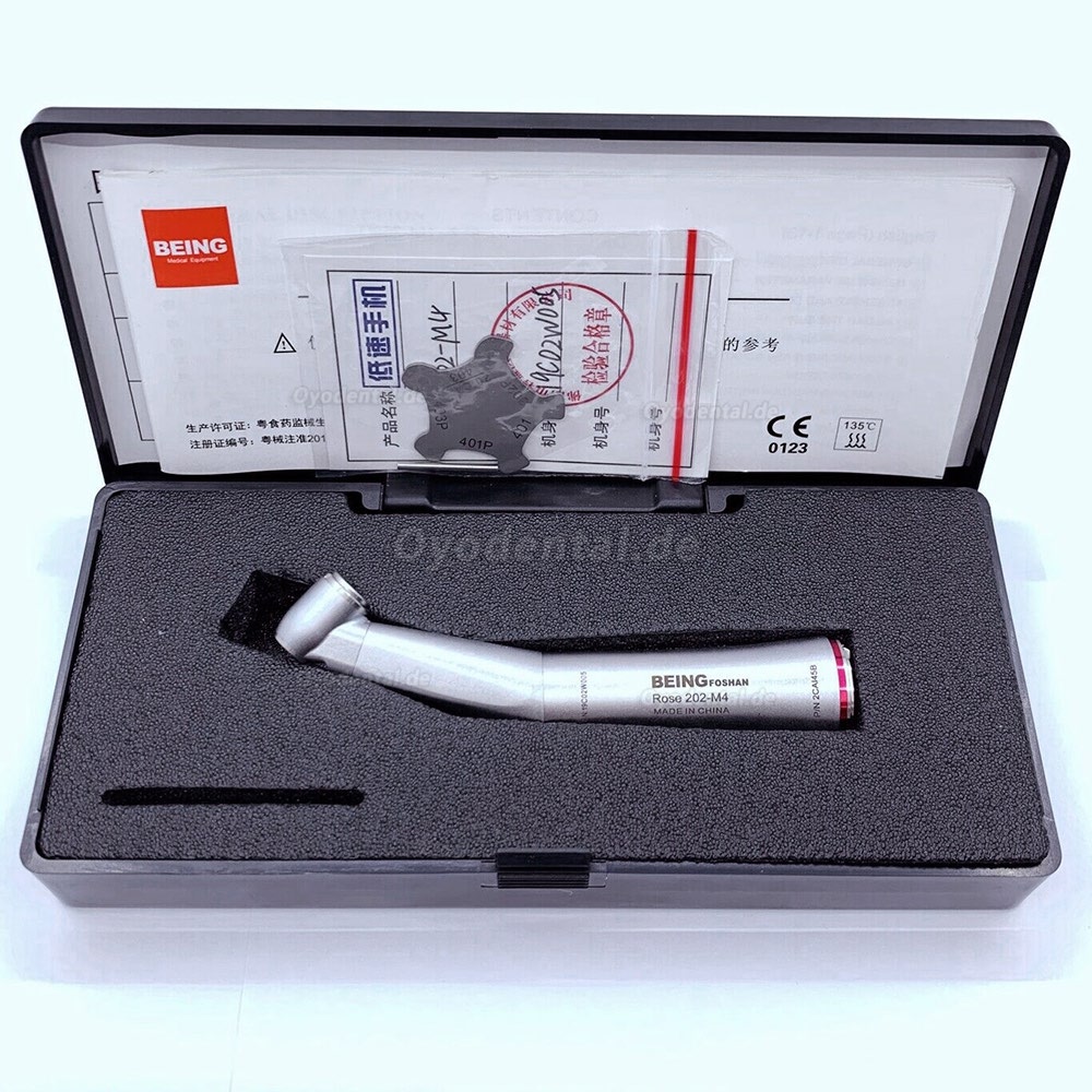 BEING 45°Dental 1:5 Glasfaser Rotes Winkelstück Zahnarzt LED Chirurgische Handstück BEING 45°Dental 1:5 Glasfaser Rotes Winkelstück Zahnarzt LED Chirurgische Handstück