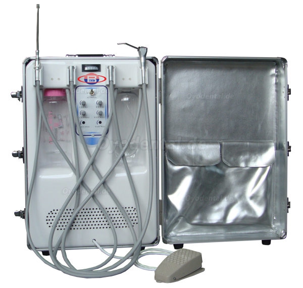 Best® BD-406A Dentalturbine Einheit(Luft-Kompressor + Absauganlage + Triplex-Spritze)